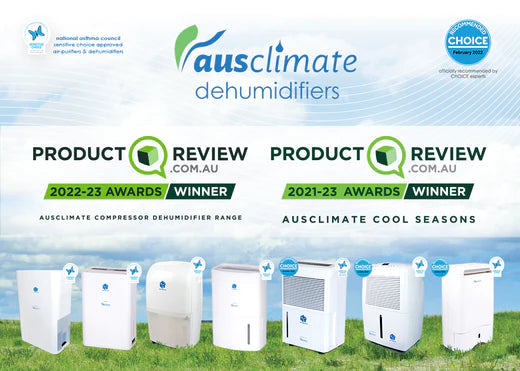 Product Review 2023 Ausclimate Dehumidifier Award Wins